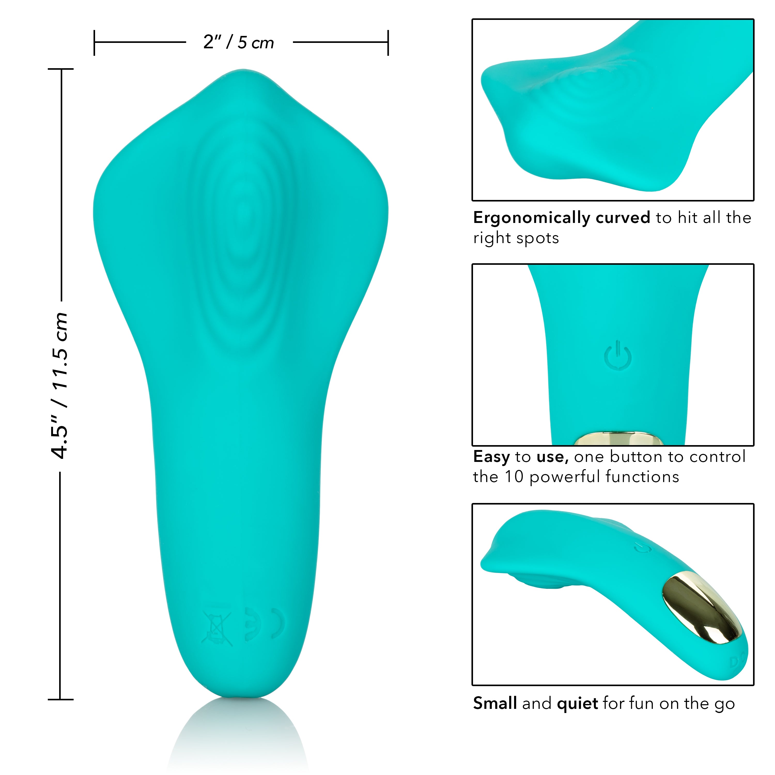 Slay Pleaser Pocket Clitoral Massager With 10 Modes > Vibrators > Finger Vibrators