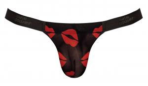 Male Power Kiss Me Sheer Lips Micro Thong Small Medium > Clothes > Mens Thongs