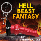 Creature Cocks Hell-Hound Keychain Novelty Fantasy Dildo Keyring > Novelties > Gag Gifts