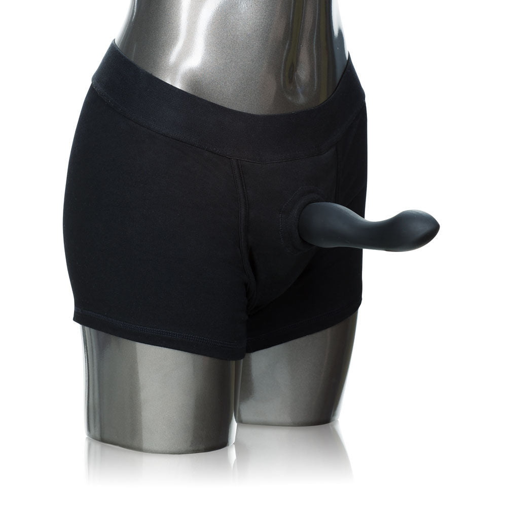 Packer Gear Black Boxer Brief Harness Extra Large Erotic Wear Black Harnesses & Strap-Ons