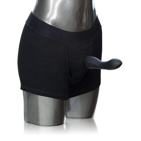 Packer Gear Black Boxer Brief Harness Extra Large Erotic Wear Black Harnesses & Strap-Ons