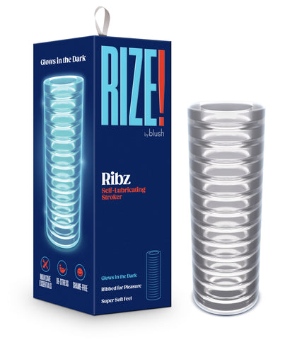 Rize Ribz Glow in the Dark Self-Lubricating Male Stroker Strokers - Manual
