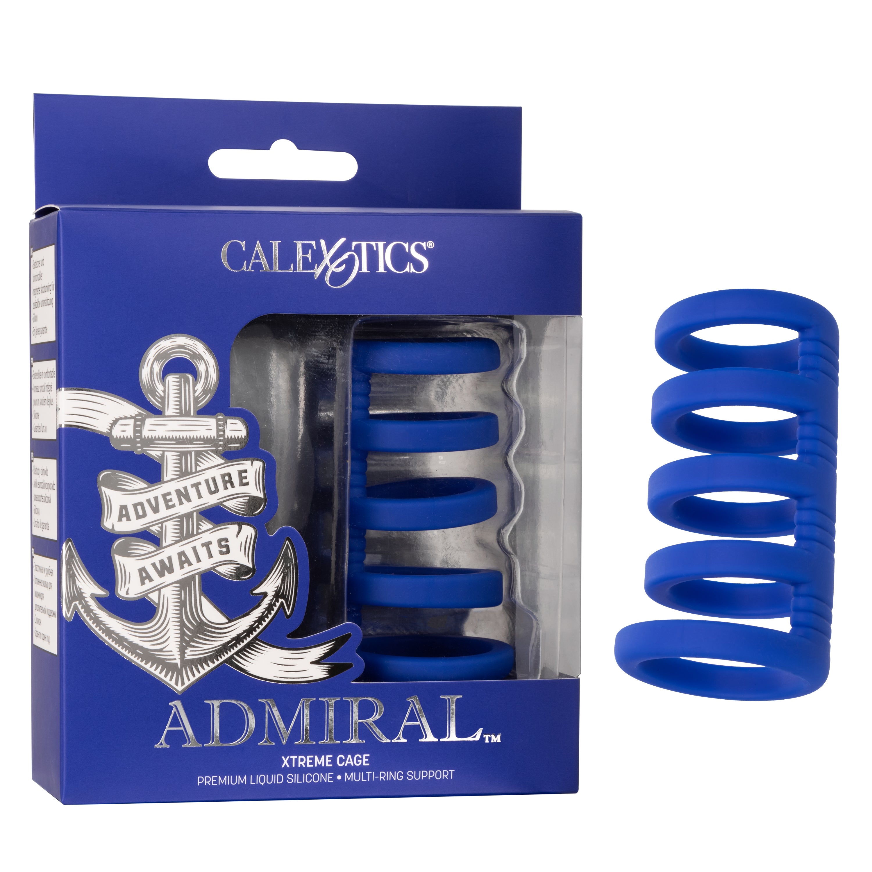 Admiral Xtreme Cage – Liquid Silicone Cock Cage > Bondage Gear > Male Chastity