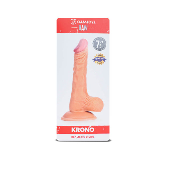 Realistic Krono Silicone 7.5 Inch Dildo with Suction Cup Base Light > Dildos > Realistic Dildos