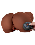 Pdx Elite Milk Me Silly Brown Mega Vibrating Male Masturbator > Sex Toys For Men > Assbators