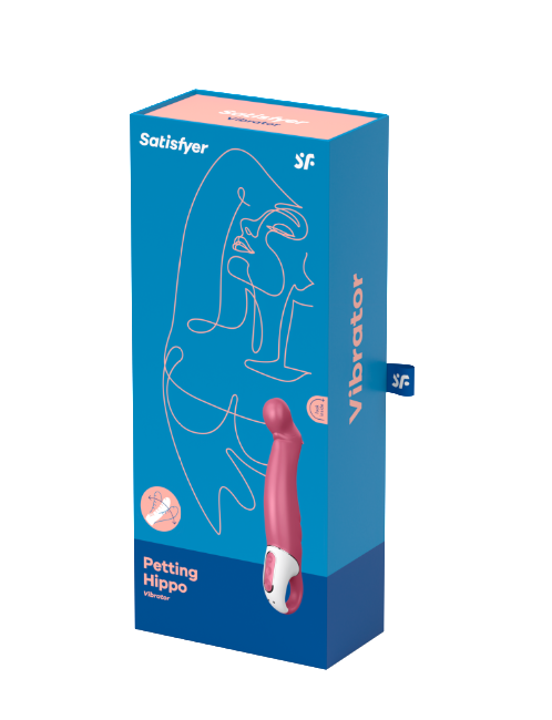 Satisfyer Petting Hippo Rechargeable G Spot Vibrator – Silicone G Spot Vibrator Pink > Sex Toys For Ladies > G-Spot Vibrators