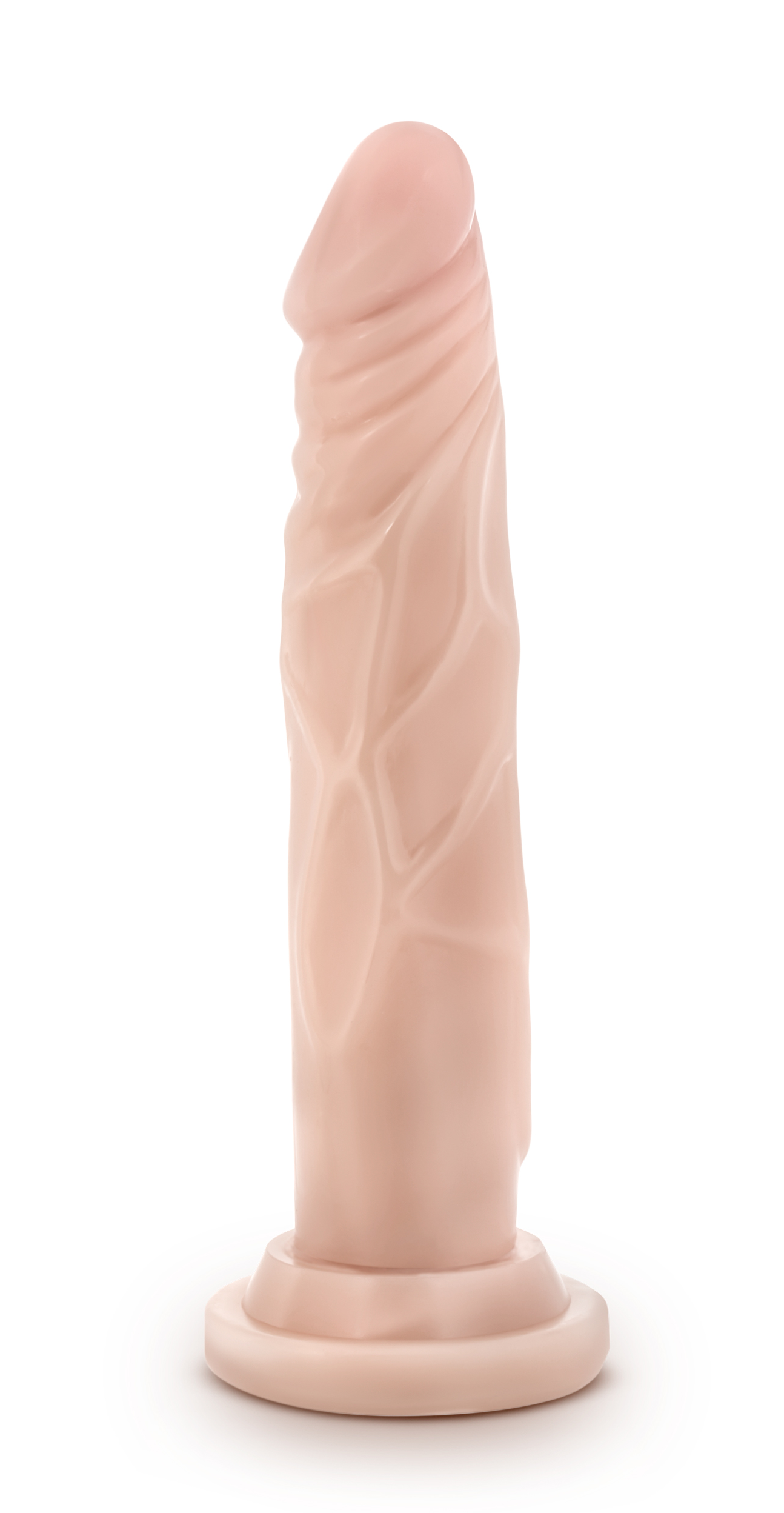 Dr Skin Silicone 7 Inch Realistic Dong with Suction Cup Vanilla Dongs Realistic