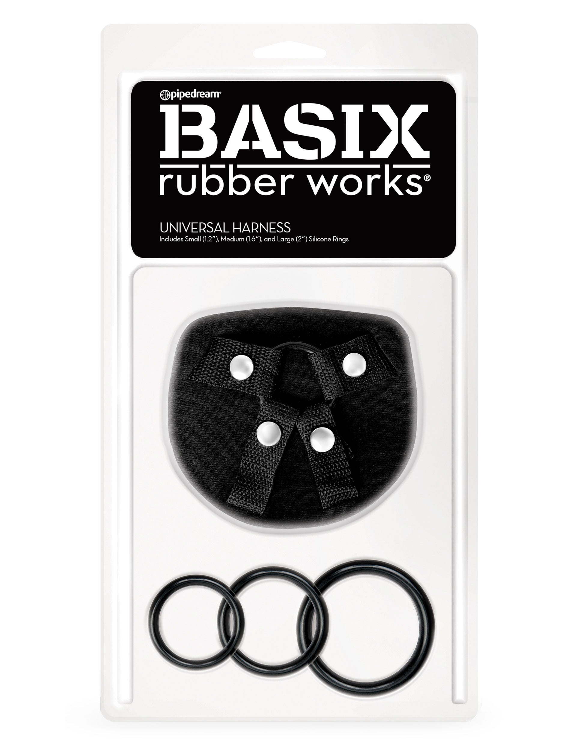 Basix Rubber Works Universal Harness Strap-On Harness Regular Size Harnesses & Strap-Ons
