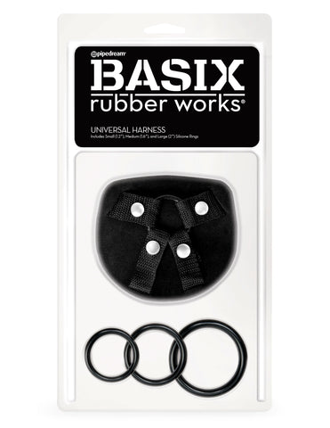 Basix Rubber Works Universal Harness Strap-On Harness Regular Size Harnesses & Strap-Ons