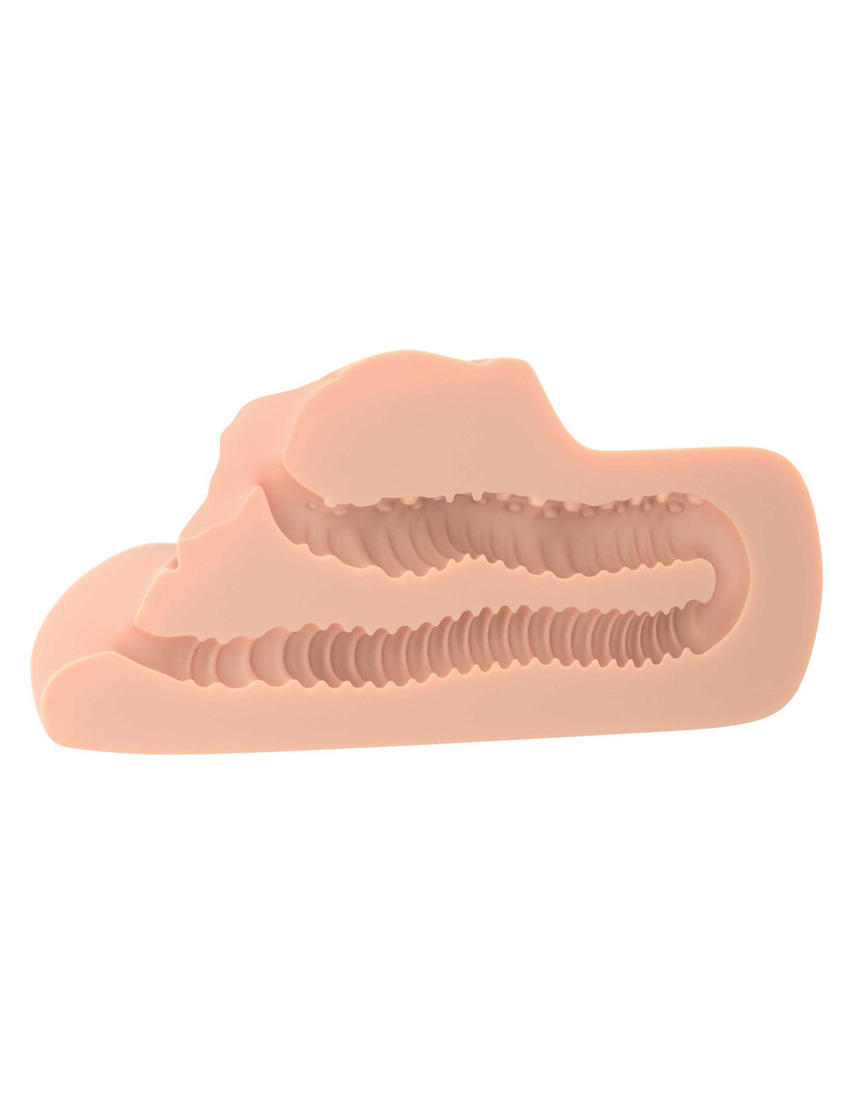 PDX Plus Perfect Pussy Double Stroker – Realistic Vagina Stroker Adult Toy Beige > Sex Toys For Men > Masturbators > Manual