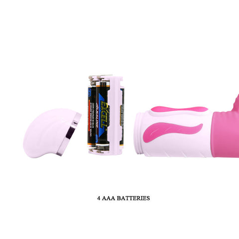 Pretty Love Antonie Twisting Rabbit Vibrator in Pink Silicone Pink Vibrators