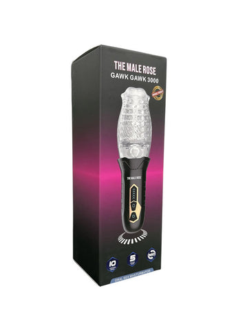 The Male Rose Original Vibrating Rotating Male Masturbator Strokers - Auto