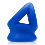 Tri-Squeeze Ball Stretch Cock Sling in Black Ice by Oxballs > Cock Ring > Sling
