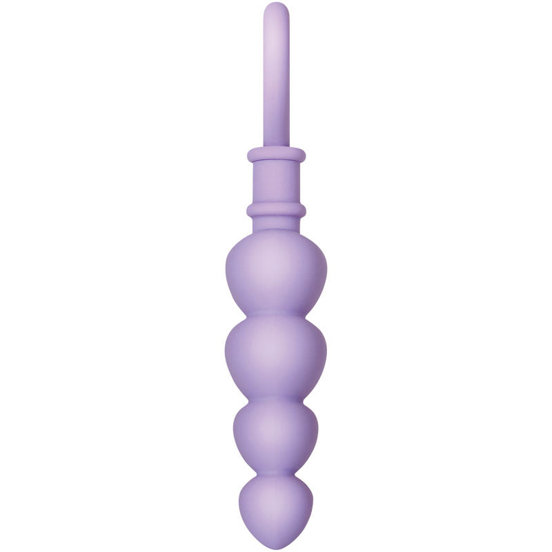 Sweet Treat Heart-Shaped Silicone Beads – 6.15" Flexible Graduated Butt Plug > Anal Range > Anal Beads
