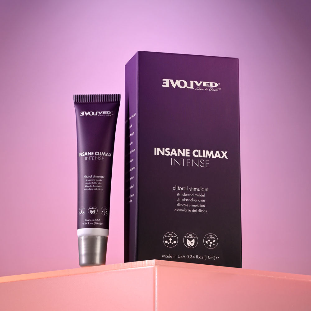 Evolved Insane Climax Intense Clitoral Stimulation Gel 10ml Enhancers Female