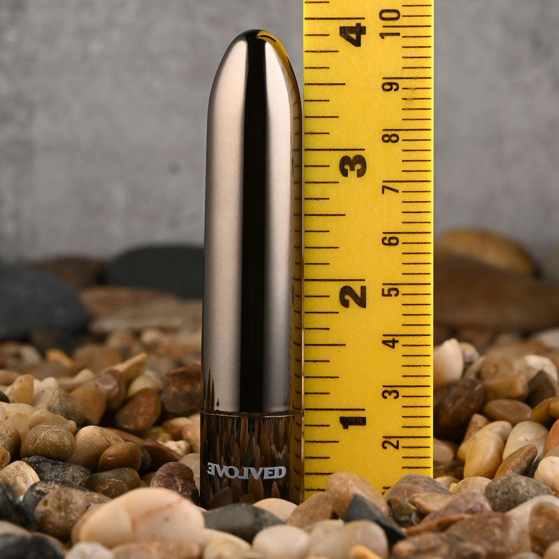 Evolved Real Simple (Black) – USB Rechargeable 10 cm Bullet Vibrator > Vibrators > Mini Vibrators