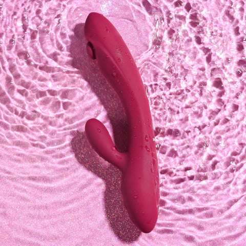 Evolved JAMMIN' G Dual Vibrator 20.1cm Waterproof VIBRATORS-RABBIT