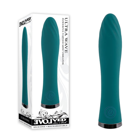 Ultra Wave Petite Vibrator with Swirling Textures and Patterns Vibrators