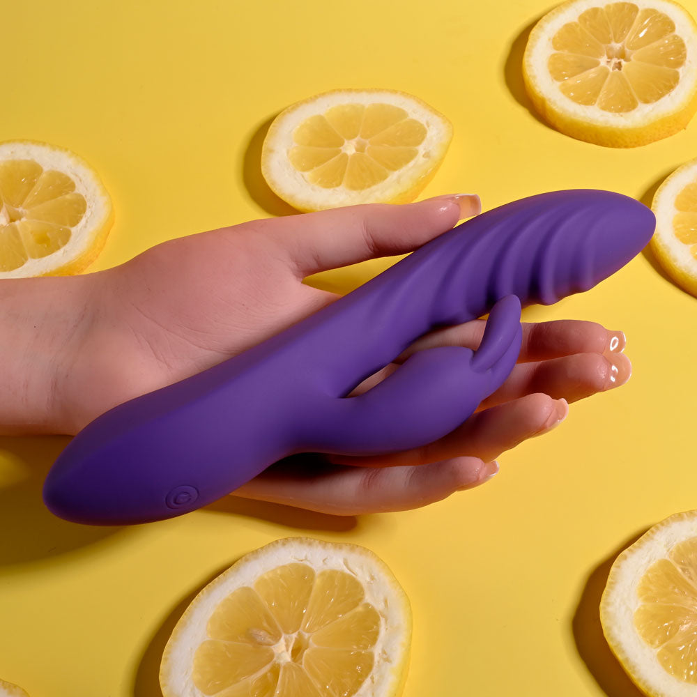 Evolved Wavy Rabbit Vibrator 20.6 cm USB Rechargeable Toy VIBRATORS-RABBIT