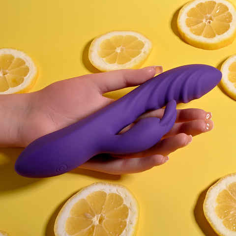 Evolved Wavy Rabbit Vibrator 20.6 cm USB Rechargeable Toy VIBRATORS-RABBIT