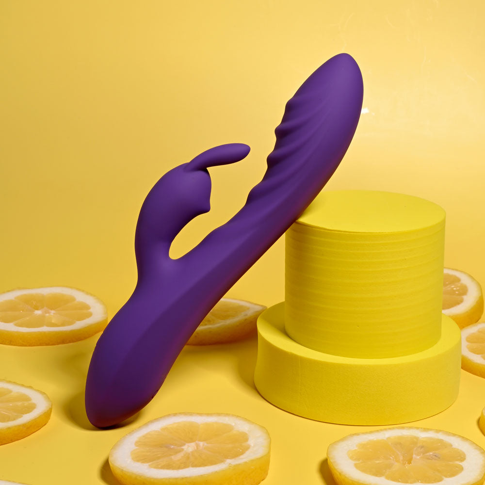 Evolved Wavy Rabbit Vibrator 20.6 cm USB Rechargeable Toy VIBRATORS-RABBIT
