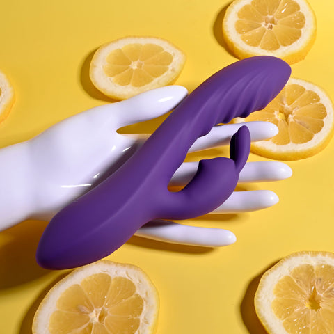Evolved Wavy Rabbit Vibrator 20.6 cm USB Rechargeable Toy VIBRATORS-RABBIT