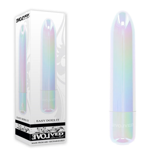 Evolved Easy Does It Pearlescent 10 cm Bullet Vibrator Multi BULLETS