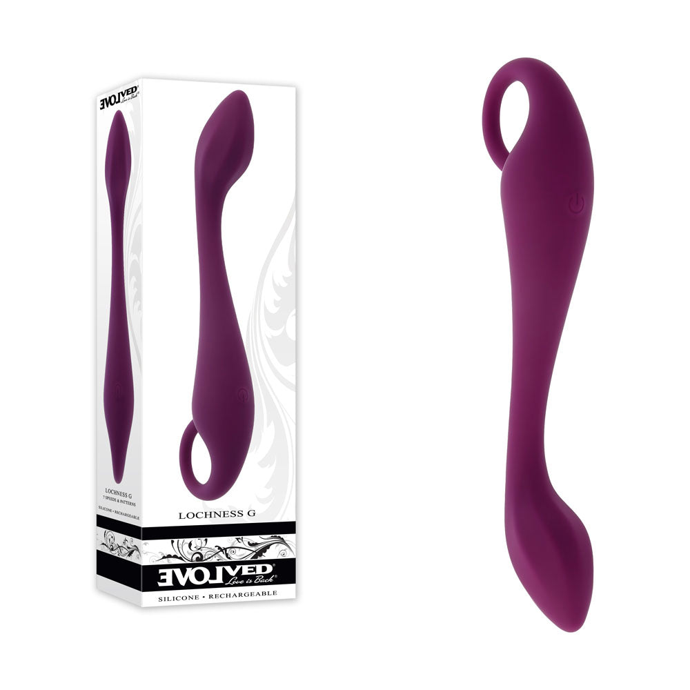 Evolved Loch Ness G 19 Centimeter USB Rechargeable Vibrator Purple Vibrators