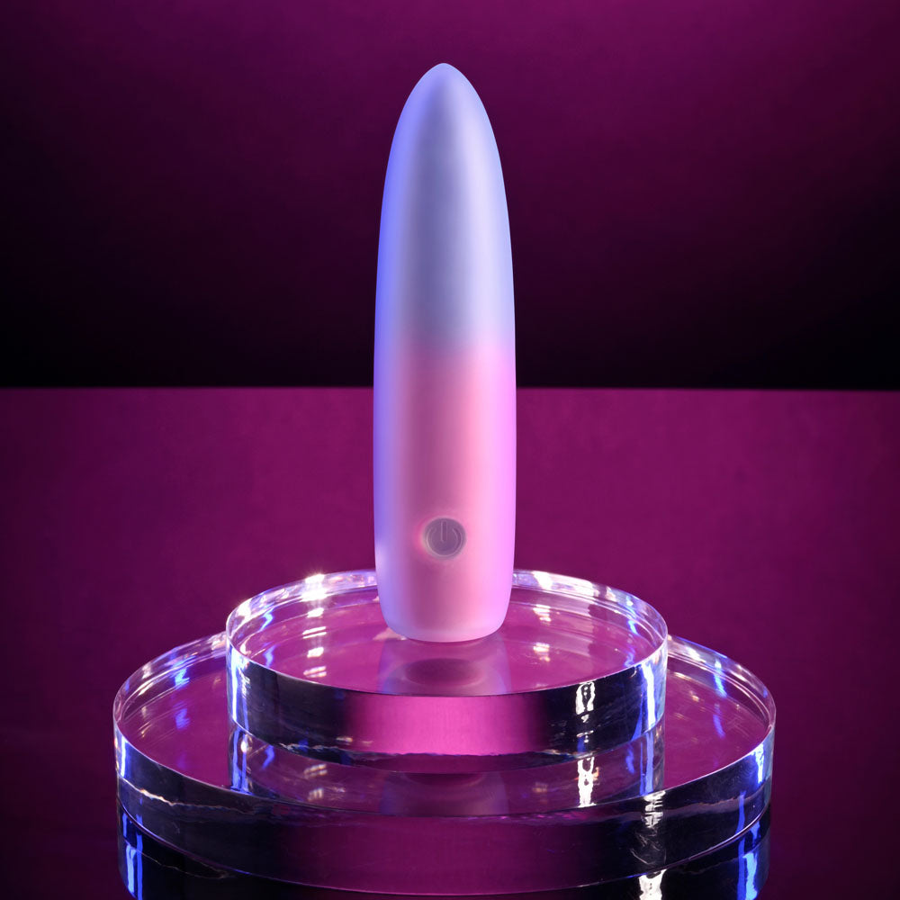 Evolved Paradise Bullet Pink Purple 10.2 cm USB Rechargeable Mini Vibrator BULLETS