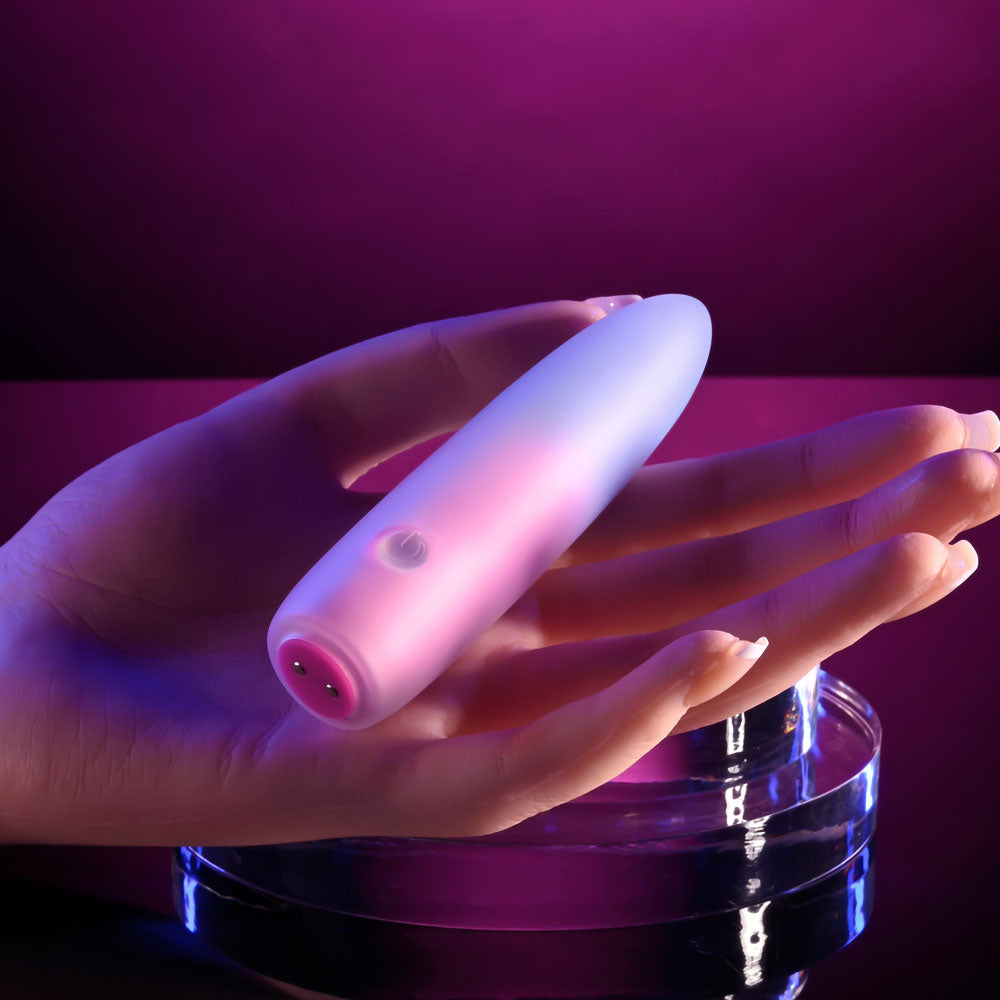 Evolved Paradise Bullet Pink Purple 10.2 cm USB Rechargeable Mini Vibrator BULLETS