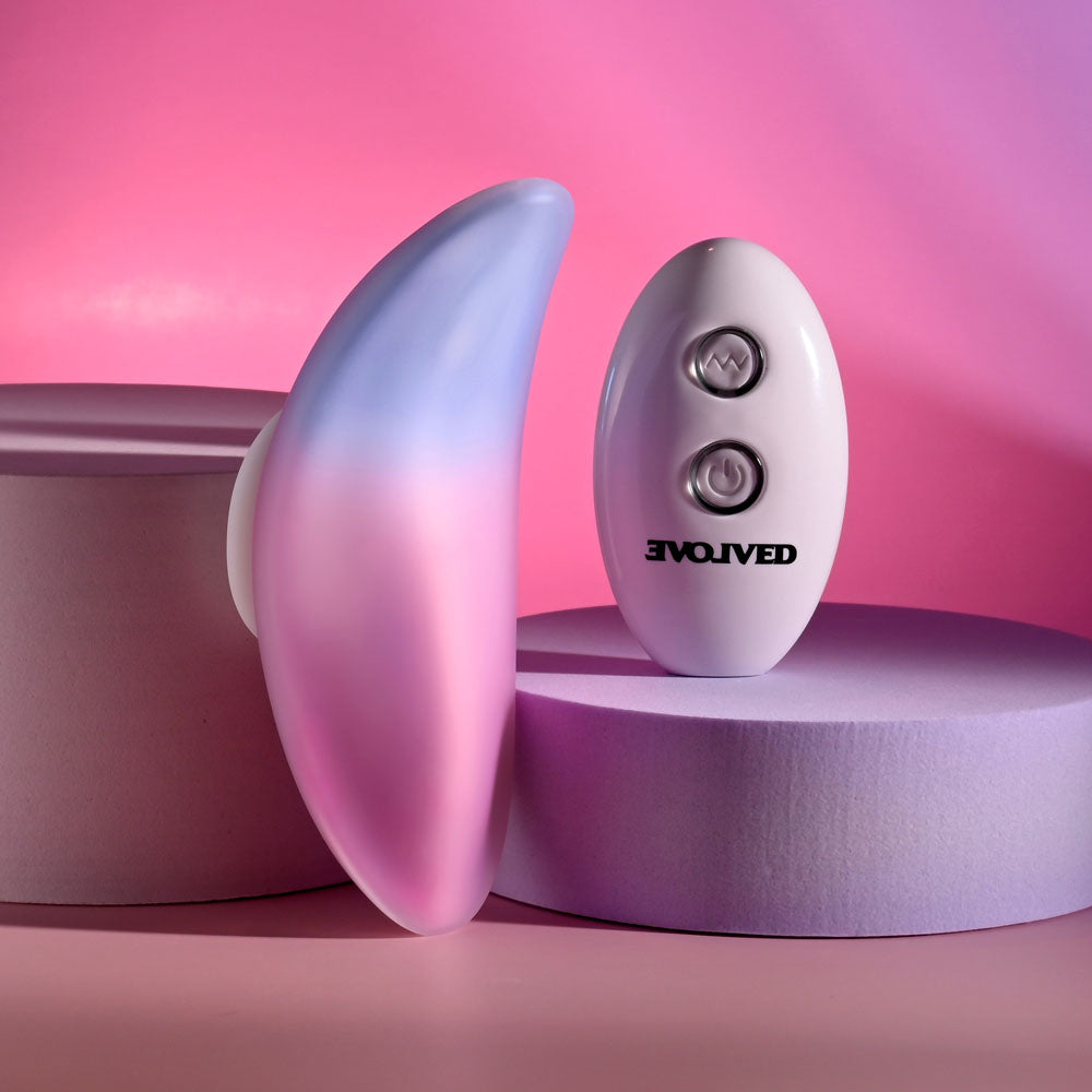 Evolved PARADISE PANTY 10.7cm Pink/Purple Vibrator > Sex Toys For Ladies > Panty Vibes