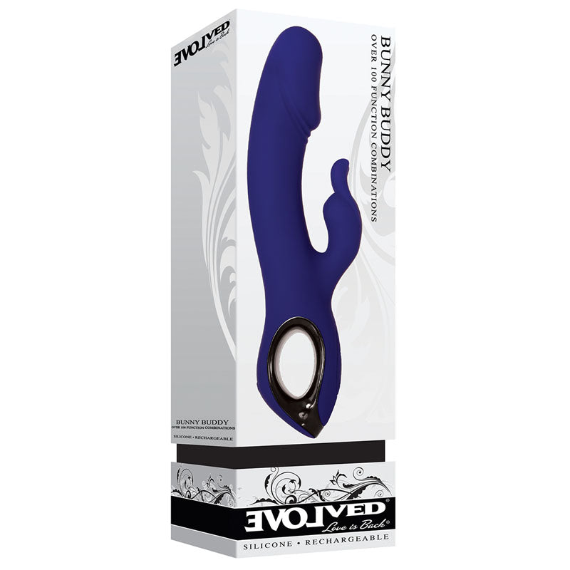 Evolved Bunny Buddy 22.2 Centimeter USB Rechargeable Rabbit Vibrator VIBRATORS-RABBIT
