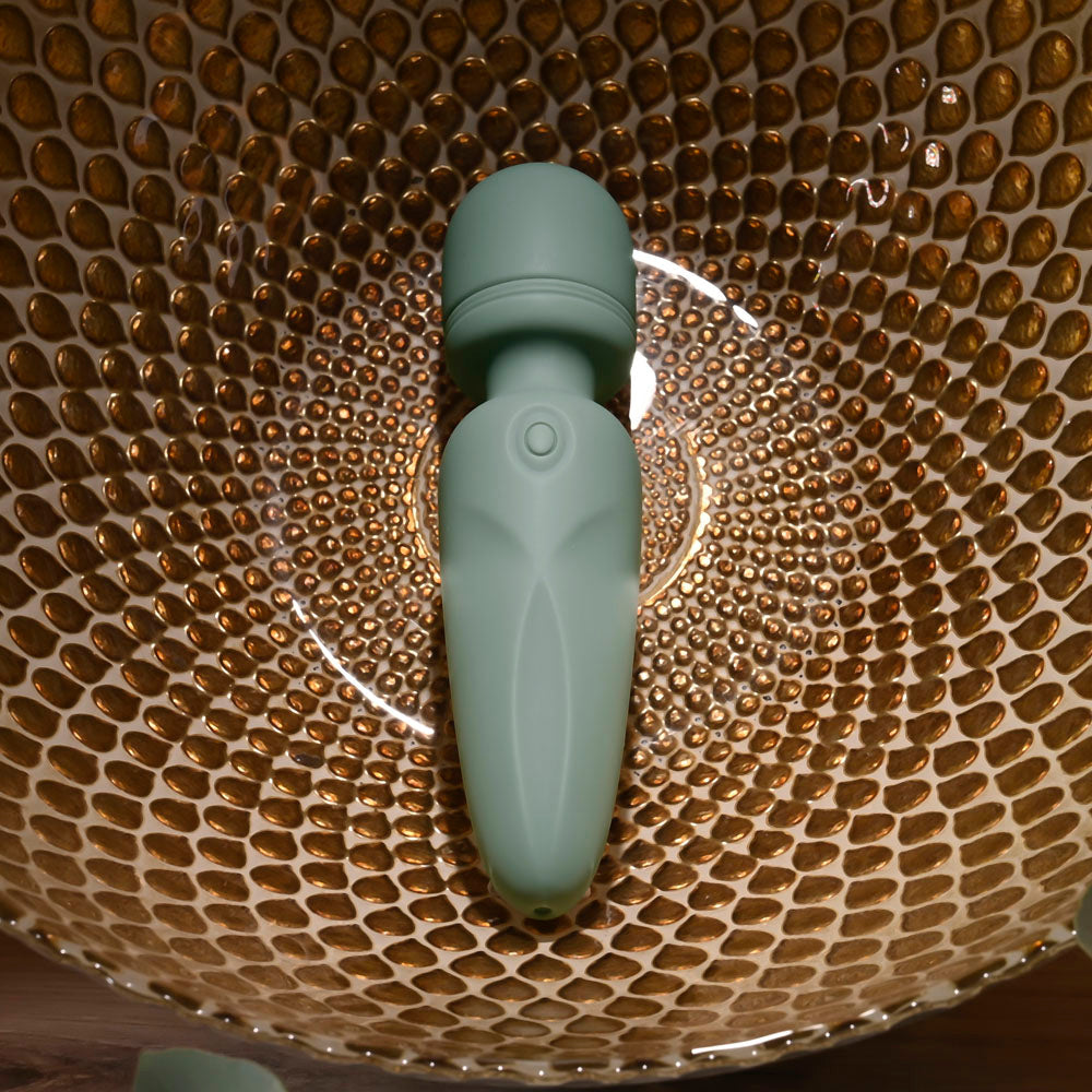 Evolved Rumble Wand Olive Green Mini Massager Electric Massager