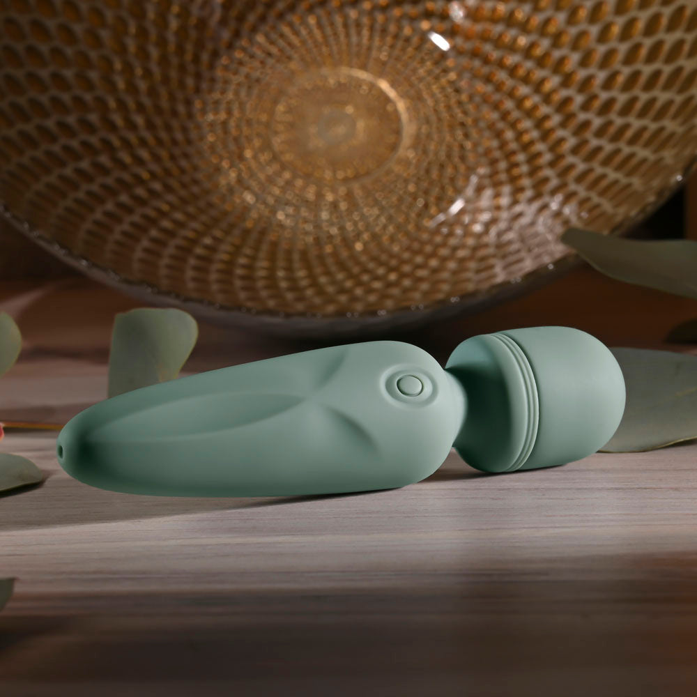 Evolved Rumble Wand Olive Green Mini Massager Electric Massager