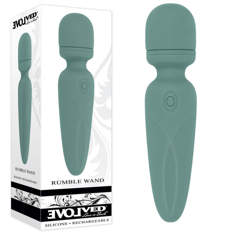 Evolved Rumble Wand Olive Green Mini Massager Green > Sex Toys > Massage Wands
