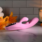Evolved Push The Button – USB Rechargeable 23.5 cm Rabbit Vibrator > Vibrators > Ladies > Rabbit