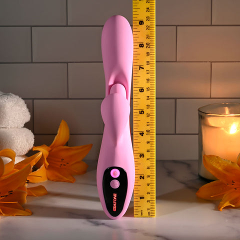 Evolved Push The Button – USB Rechargeable 23.5 cm Rabbit Vibrator > Vibrators > Ladies > Rabbit
