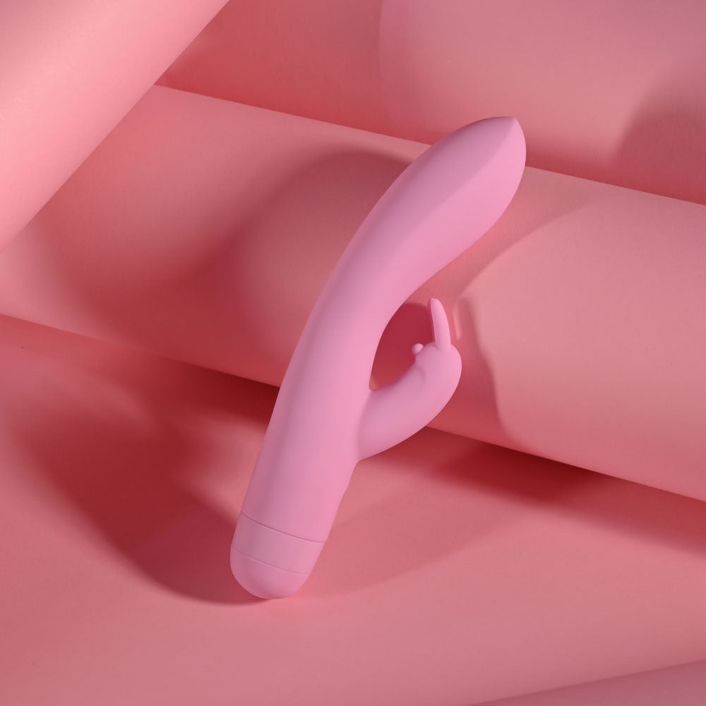 Evolved Cushy Bunny 19.1cm USB Rechargeable Silicone Rabbit Vibrator > Vibrators > Ladies > Rabbit