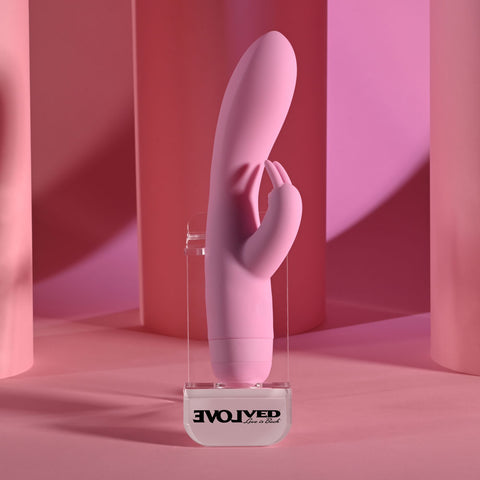 Evolved Cushy Bunny – USB Rechargeable Rabbit Vibrator 19.1 cm > Vibrators > Ladies > Rabbit