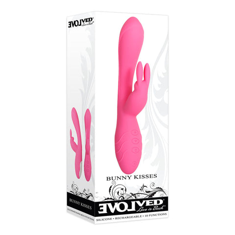 Evolved Bunny Kisses 20 Centimeter USB Rechargeable Rabbit Vibrator VIBRATORS-RABBIT