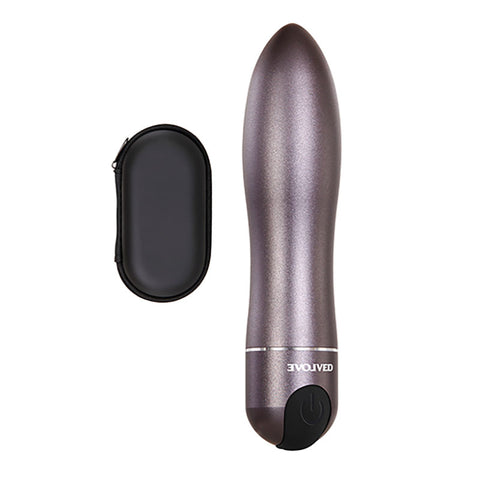 Evolved Travel-Gasm (Gray) – Waterproof Bullet Vibrator > Vibrators > Mini Vibrators