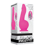 Evolved Ballistic -  19 cm USB Rechargeable Vibrating Dong with Balls Motor & Remote