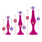 Luxe Beginner Plug Kit – Three Graduated Sizes Silicone Anal Plug Set > Anal Range > Butt Plug Kits