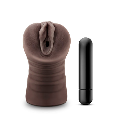 Hot Chocolate Brianna Vagina Vibrating Masturbator Strokers - Manual