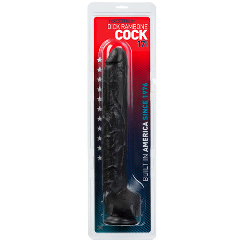 Dildos and Dongs Dick Rambone Cock Black Large Size DONGS