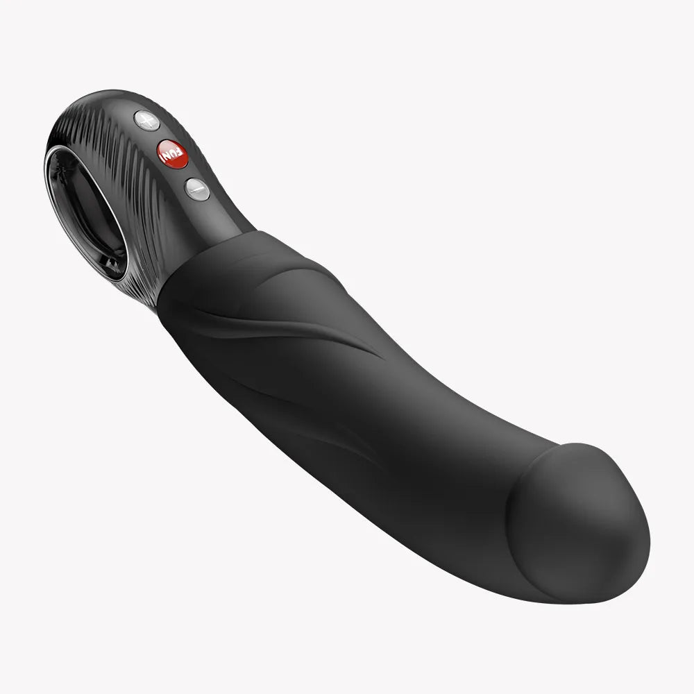 Big Boss 23cm G-Spot Vibrator (Black) – Waterproof Rechargeable Silicone Vibrator > Vibrators > G-Spot