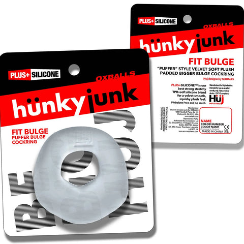 Fit Bulge Hung-Style Cockring Clear Steam > Cock Ring > Single