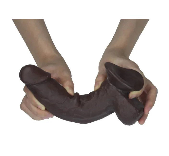 Get Lucky 7.5 Inch Realistic Dark Brown Dildo > Dildos > Realistic Dildos
