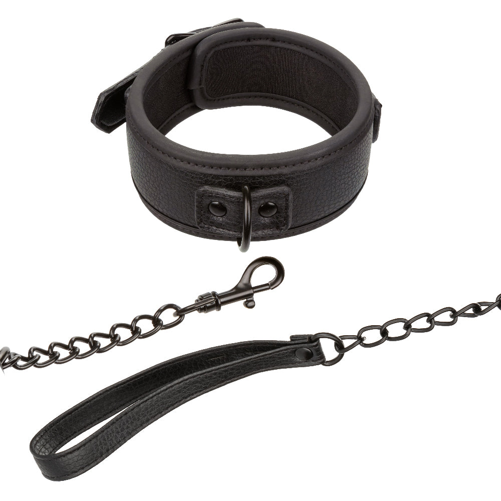 Nocturnal Collection Black Collar and Leash Set > Bondage Gear > Collars & Leashes