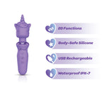 Dreamii Lilac Whirl Powerful Unicorn Wand Massager > Sex Toys > Mini Massagers